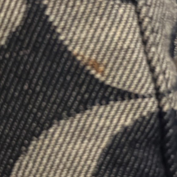 EC - COACH CARLY SIGNATURE STRIPE HOBO NAVY BLUE & GRAY SHOULDER BAG. - Picture 13 of 15